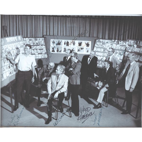A Photo Signed by All of the Nine Old Men.