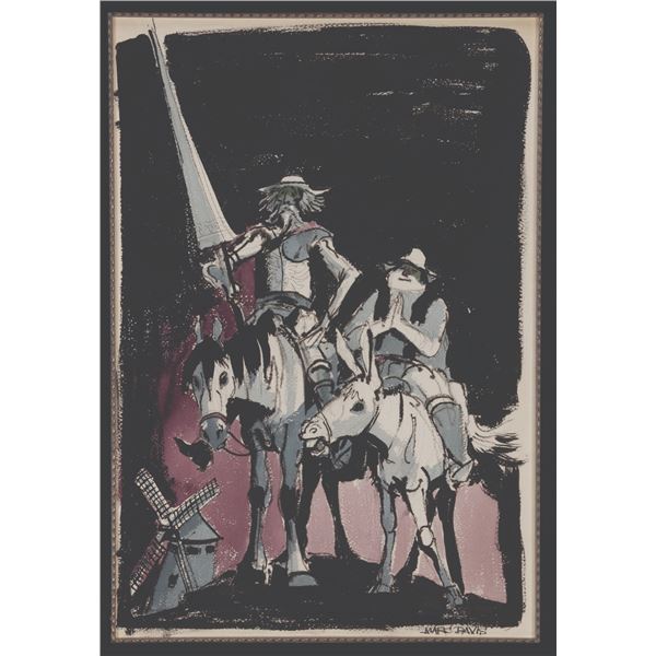 A Marc Davis Don Quixote Concept Painting.