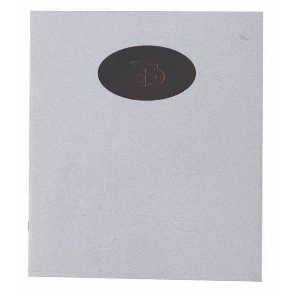 A Multi-Signed Disney Legends Signature Book.