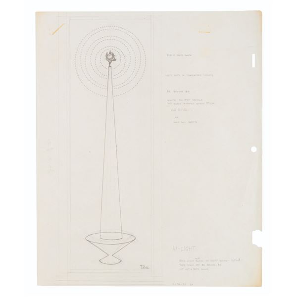 A T. Hee Candle Christmas Card Design.