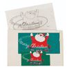 Image 1 : A Santa & Train T. Hee Christmas Card Design.