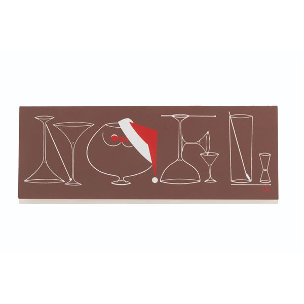 A "Noel" T. Hee Christmas Card Design.