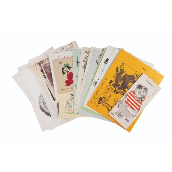 A Collection of Disney Studio Animators' Greeting Cards.