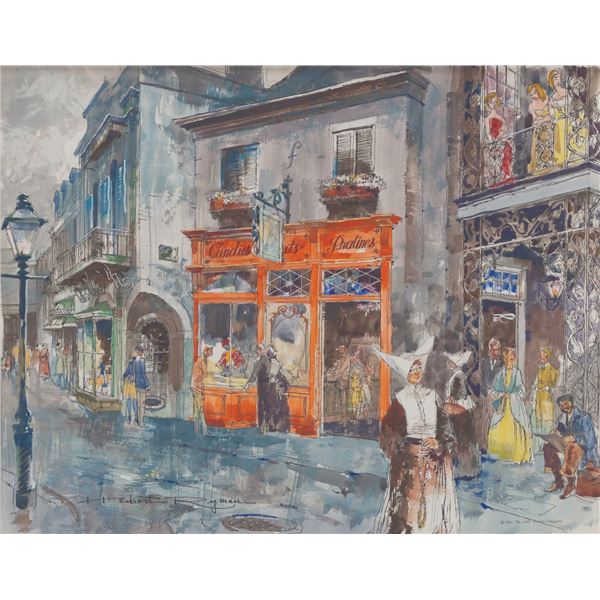 A New Orleans Square Herb Ryman Concept Painting.