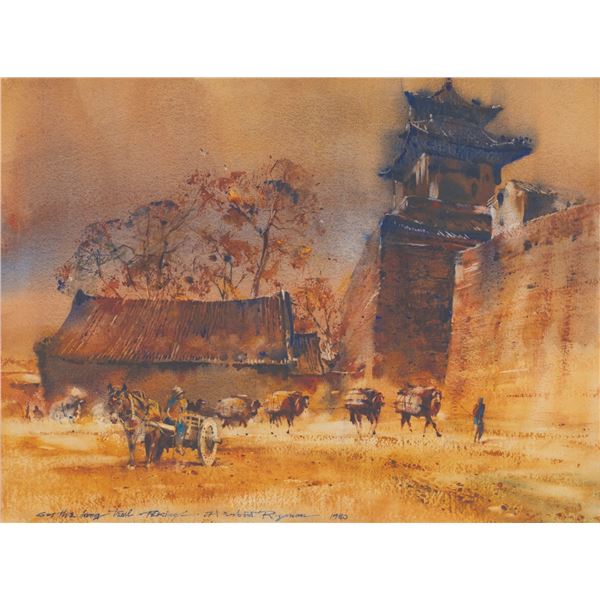 A Herb Ryman "On the Long Trail: Peking" Painting.