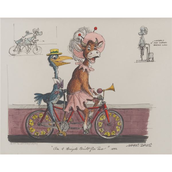 An America Sings Marc Davis Concept Painting.