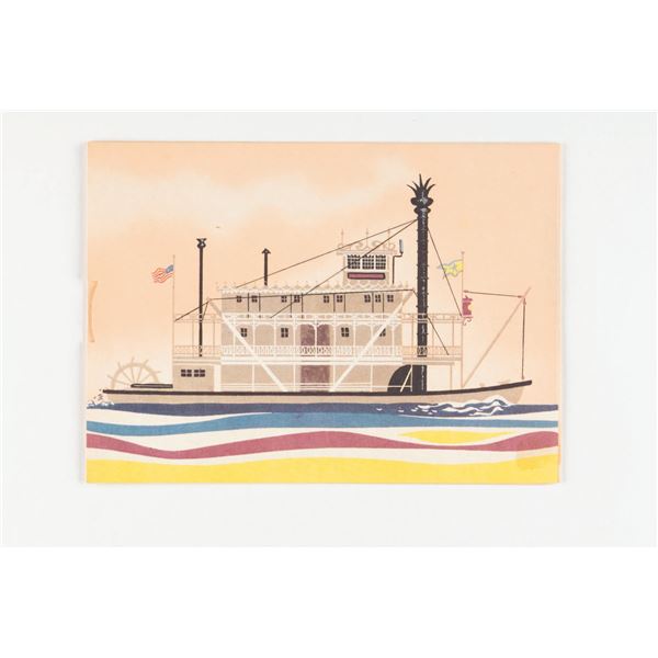 A 1957 Disneyland Hotel Children's Menu.