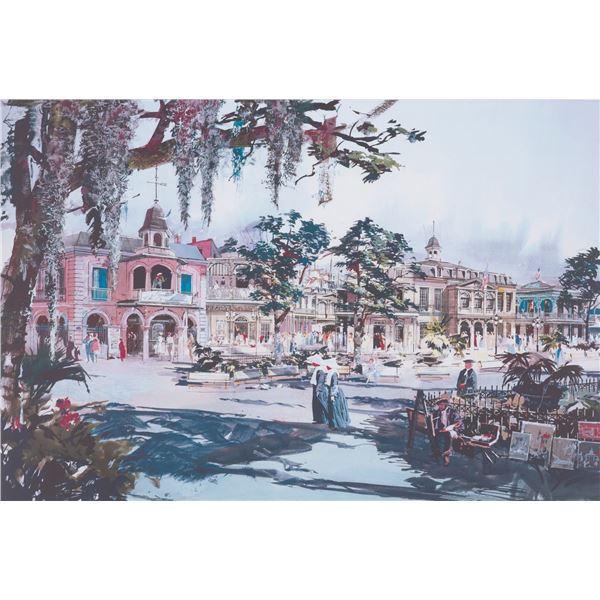 A Disneyland Hotel New Orleans Square Framed Print.