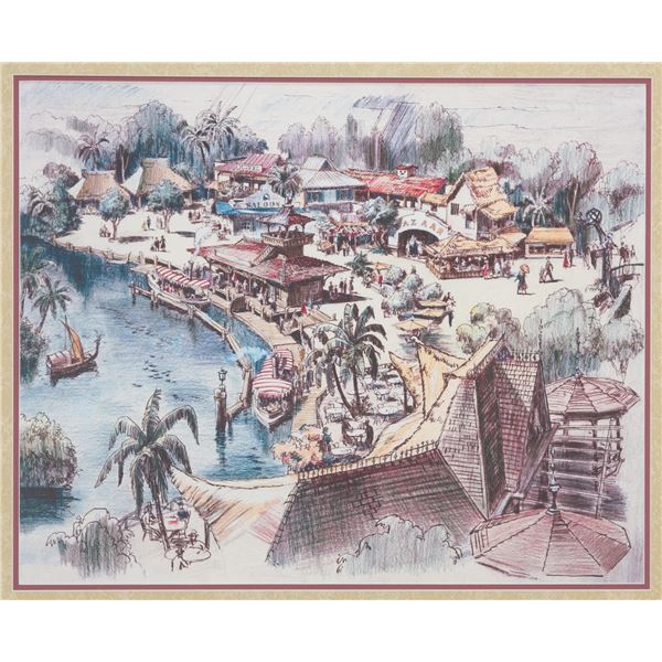 A Disneyland Hotel Adventureland Framed Print.