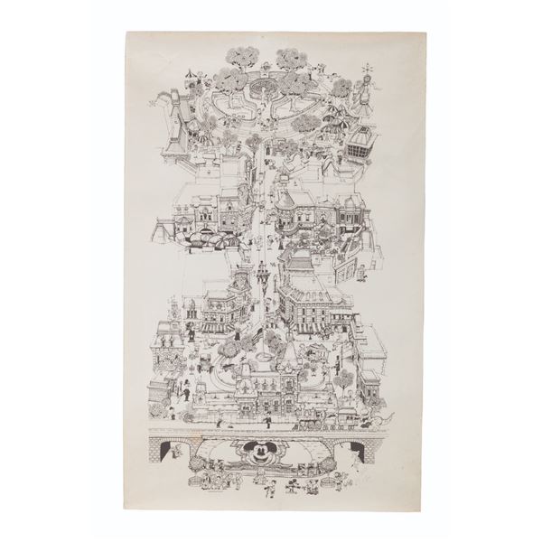 A Signed Main Street Lithograph by Ray Haller.