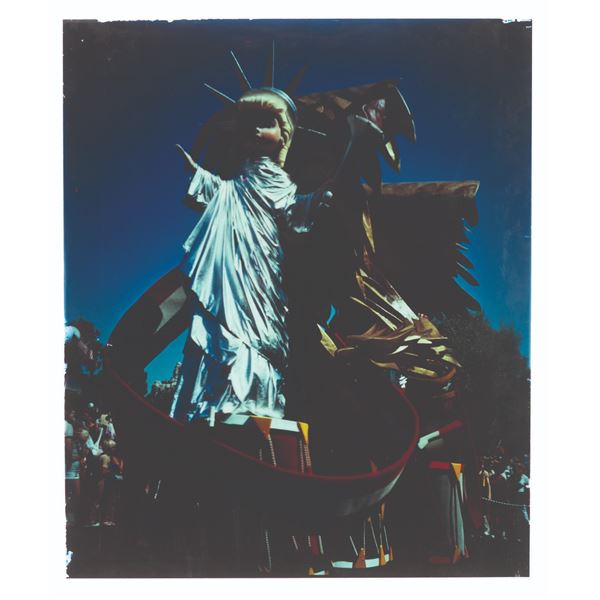 A Large America on Parade Photo Transparency.