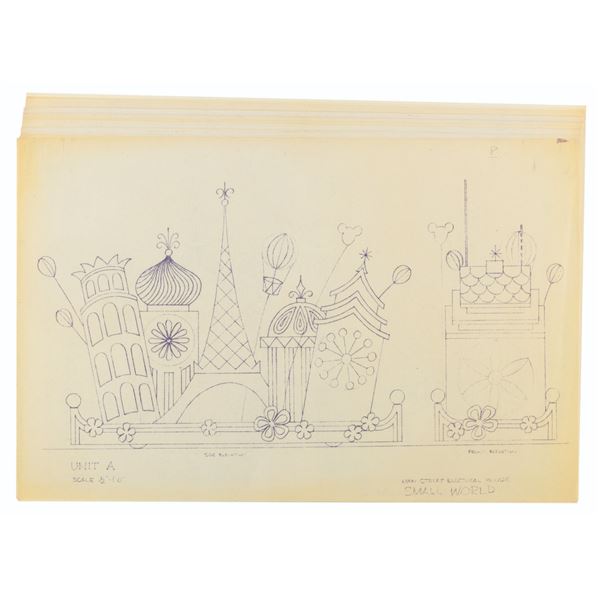 A Collection of Main Street Electrical Parade Blueprints.