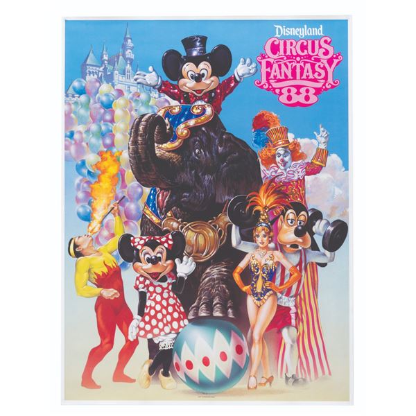 A Disneyland Circus Fantasy '88 Poster.