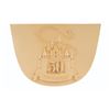 Image 3 : A Disneyland 50th Anniversary Plaque Production Sample.