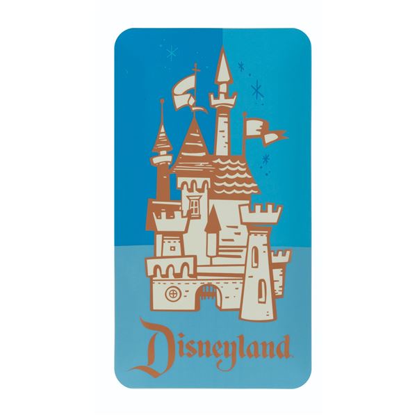 A Disneyland 50th Anniversary Castle Charger Plate.