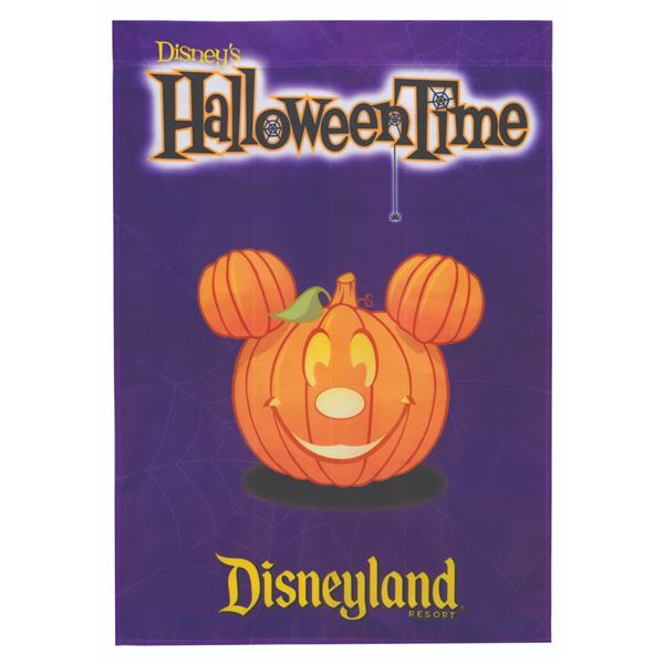 A Disneyland Halloween Time Banner.