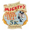 Image 1 : A Mickey's Main Street U.S.A. 5K Run Sign.