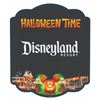 Image 1 : A Disneyland Resort Halloween Time Sign.