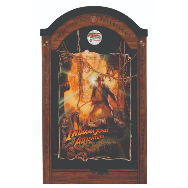 An Indiana Jones Adventure Poster in Custom Frame.