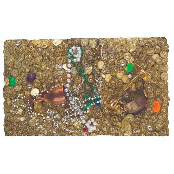 A Pirates of the Caribbean Treasure Chest Facade.