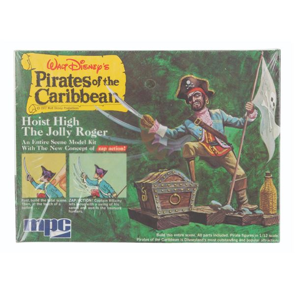 A Sealed Pirates of the Caribbean Jolly Roger Model Kit.