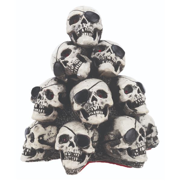 A Pile of Pirate Skulls Figurine.