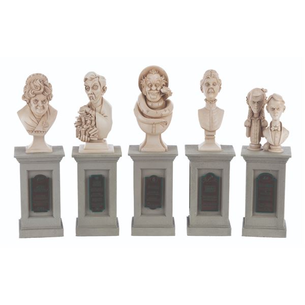 A 45th Anniversary Haunted Mansion Dread Family Busts Set.