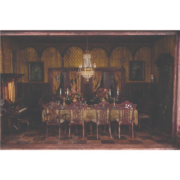 A Bridget McCarty Haunted Mansion Ballroom Miniature.