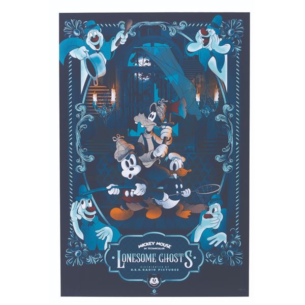 A Disney Gallery "Lonesome Ghosts" Print.