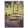 Image 2 : A Large Mark Twain Riverboat Photo Transparency.