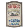Image 1 : A Frontierland Attraction Sign Replica.