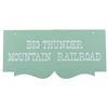 Image 1 : A Big Thunder Mountain Railroad Hanging Directional Sign.