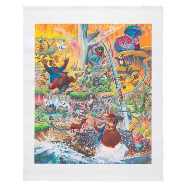 A Charles Boyer Splash Mountain Print.
