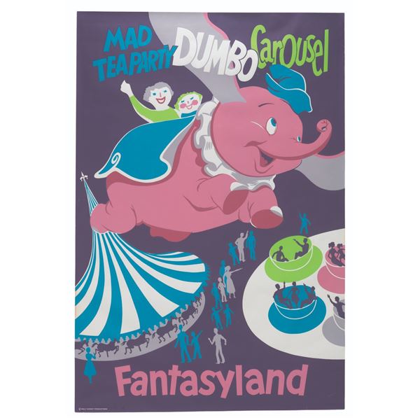 An Original Fantasyland Attraction Poster.