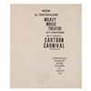 Image 1 : A Disneyland Mickey Mouse Theatre "Cartoon Carnival" Poster.
