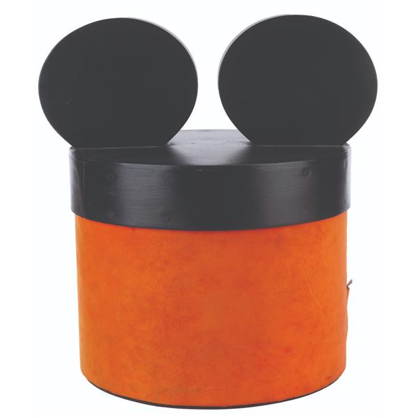 A Mad Hatter Mickey Ears Hat Box Store Display Prop.