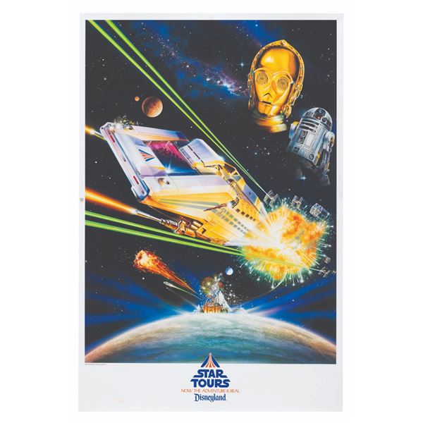 A Star Tours Poster.