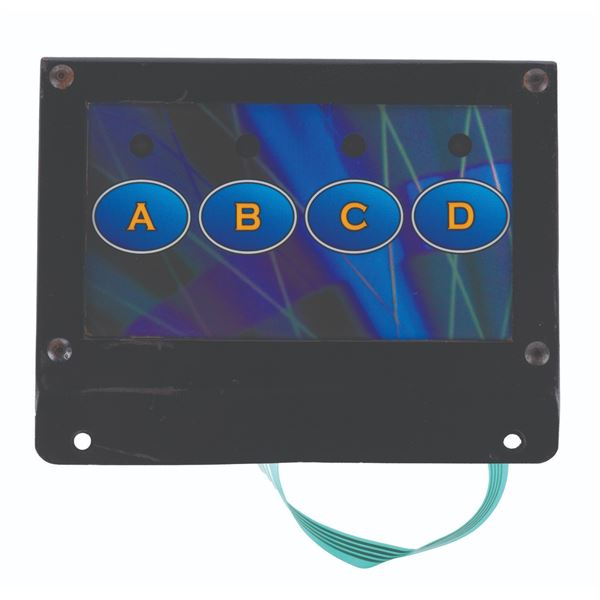 A Who Wants to Be a Millionaire - Play It! Keypad.