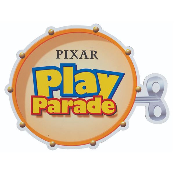 A Pixar Play Parade Hand Sign.