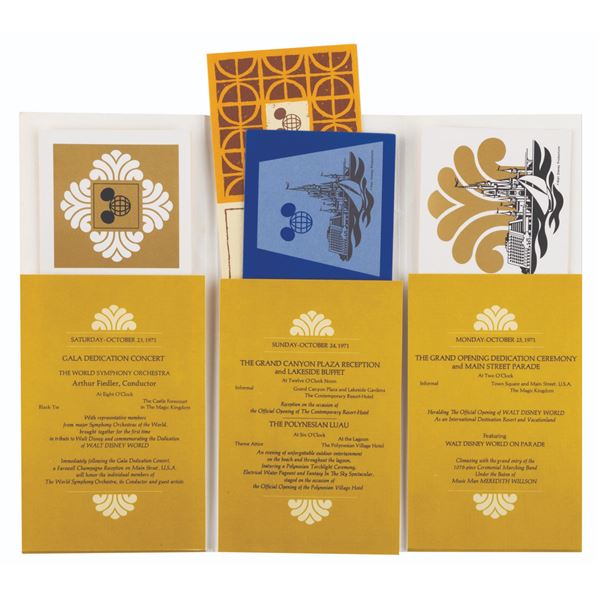 A Walt Disney World Grand Opening Ceremony Passport to Events.