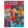 Image 1 : A Walt Disney World and Eastern Airlines Mickey Travel Poster.