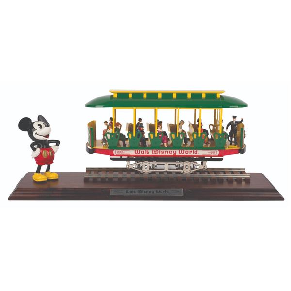 A Pride Lines Walt Disney World Streetcar.