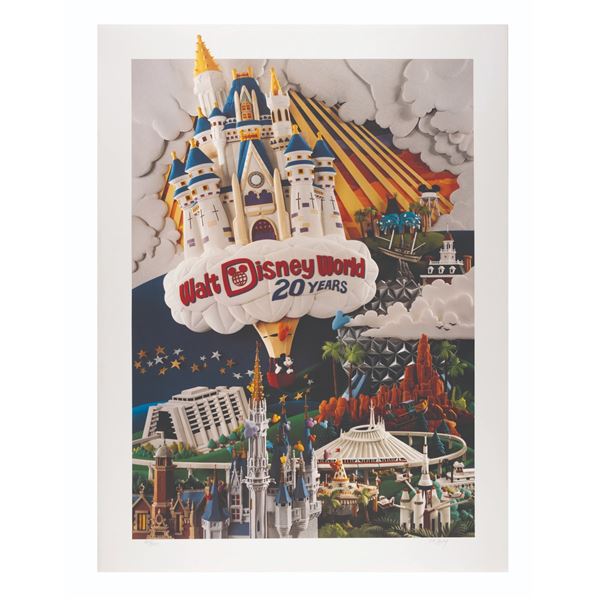 A Walt Disney World "Where Dreams Take Flight" Print.