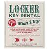 Image 1 : A Magic Kingdom Locker Rental Sign.