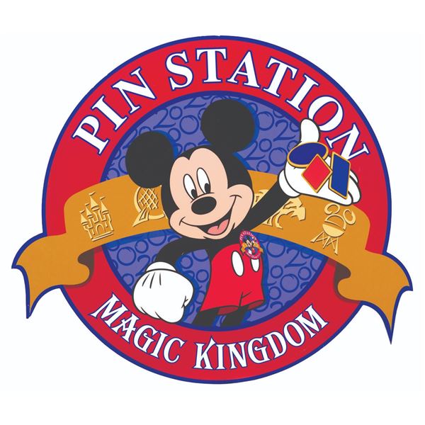 A Magic Kingdom Pin Trading Sign.