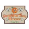 Image 1 : A Sunshine Tree Terrace Orange Bird Souvenir Sign.