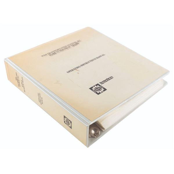 A Rare Monorail Mark VI Operating Manual.