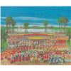 Image 1 : A Signed "We Did It!" Lithograph by Charles Boyer.