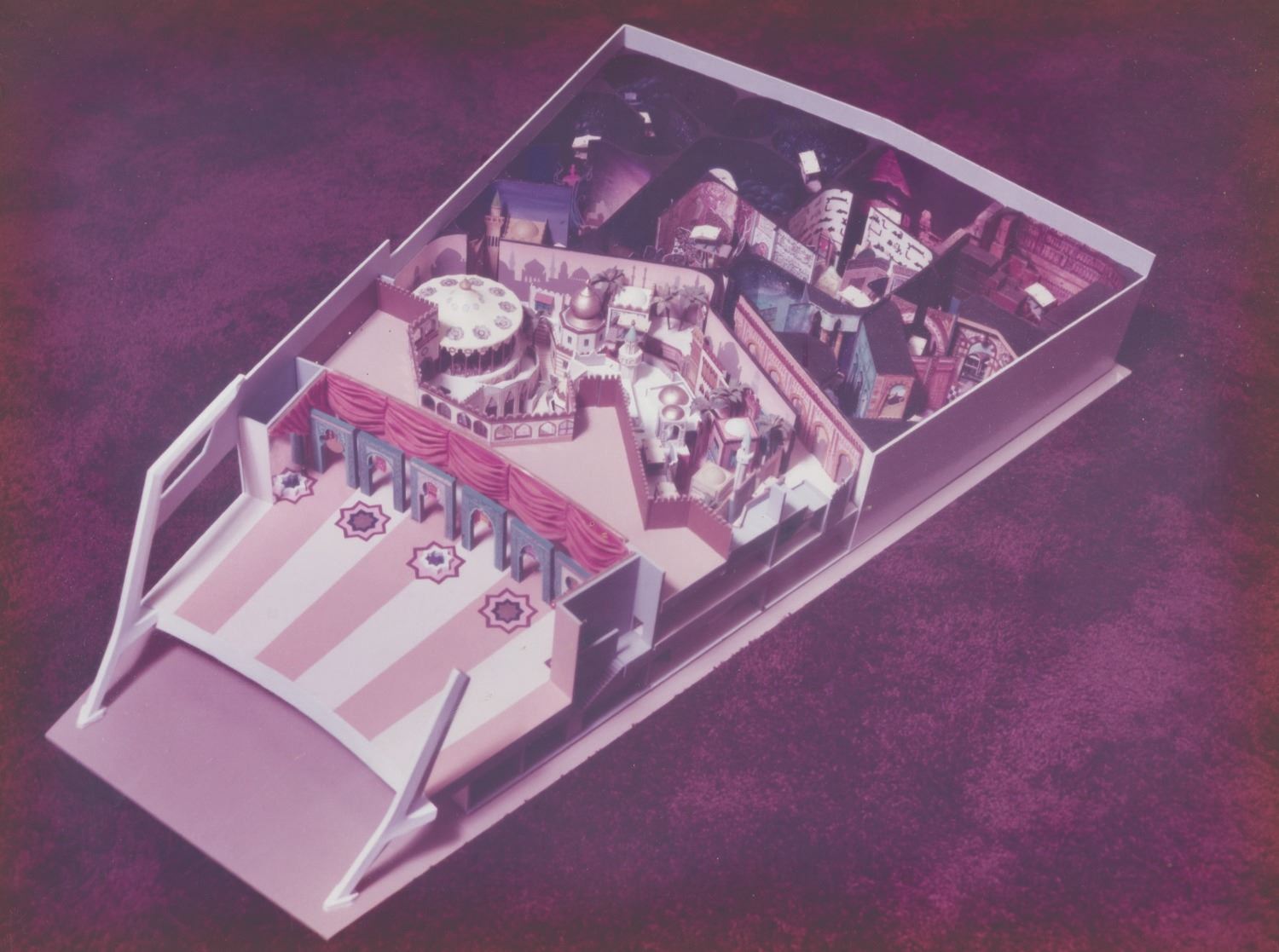An EPCOT World Showcase UAE Show Building Model Photograph.