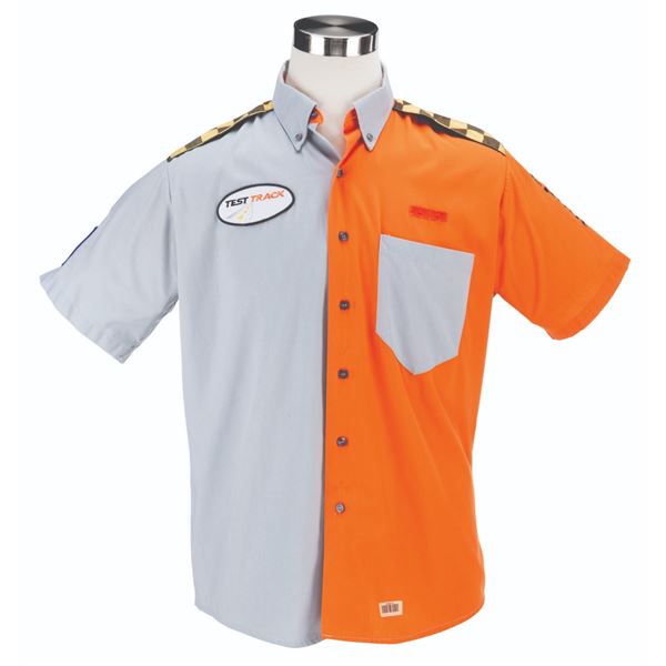 A Test Track Cast Member Shirt.